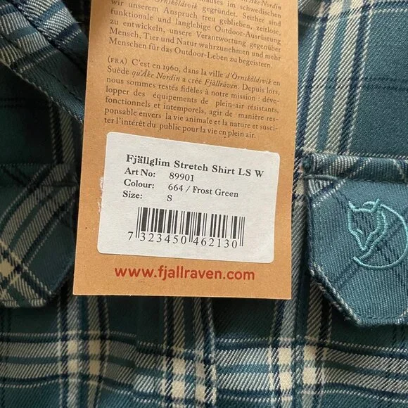 Fjallraven- Fjallglim Stretch Shirt - Women's Small (NWT) - Picture 4 of 8